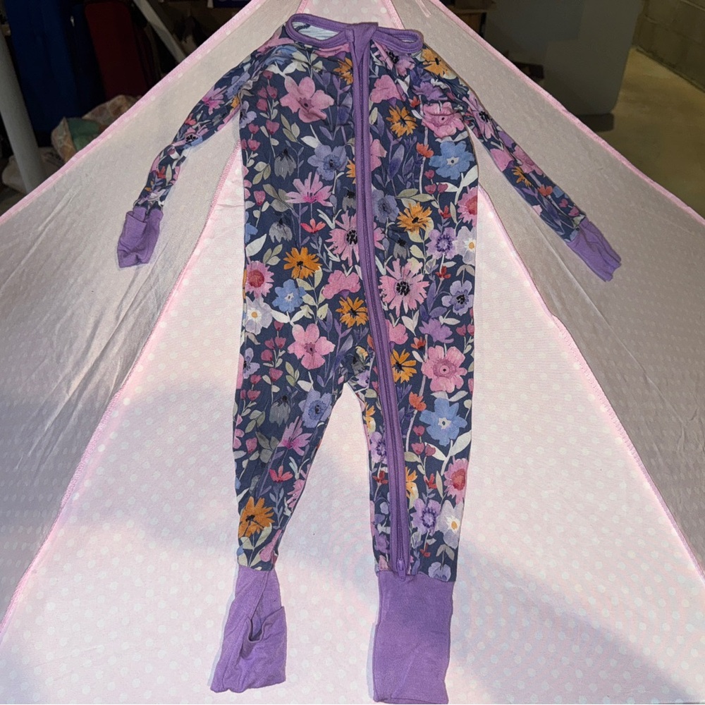 Little Sleepies Dusk Bloom Zippie
